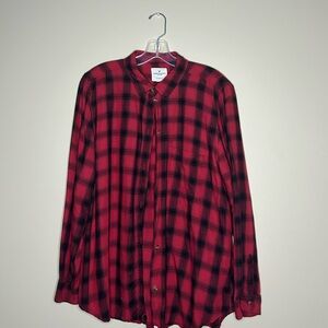 American Eagle Boyfriend Fit Flannel Top